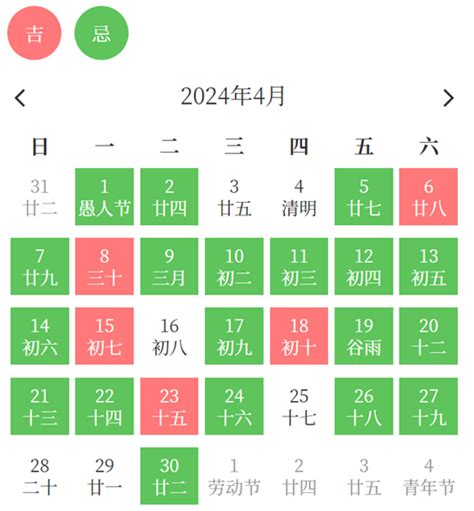 4月入厝好日子|2024年4月入宅黄道吉日一览表